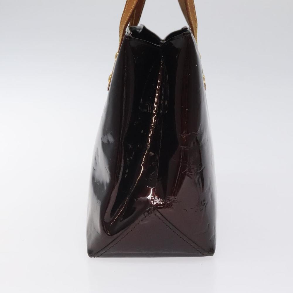 LOUIS VUITTON Monogram Vernis Reade PM Hand Bag Amarante M91993 LV Auth 118523 - Picture 3 of 16